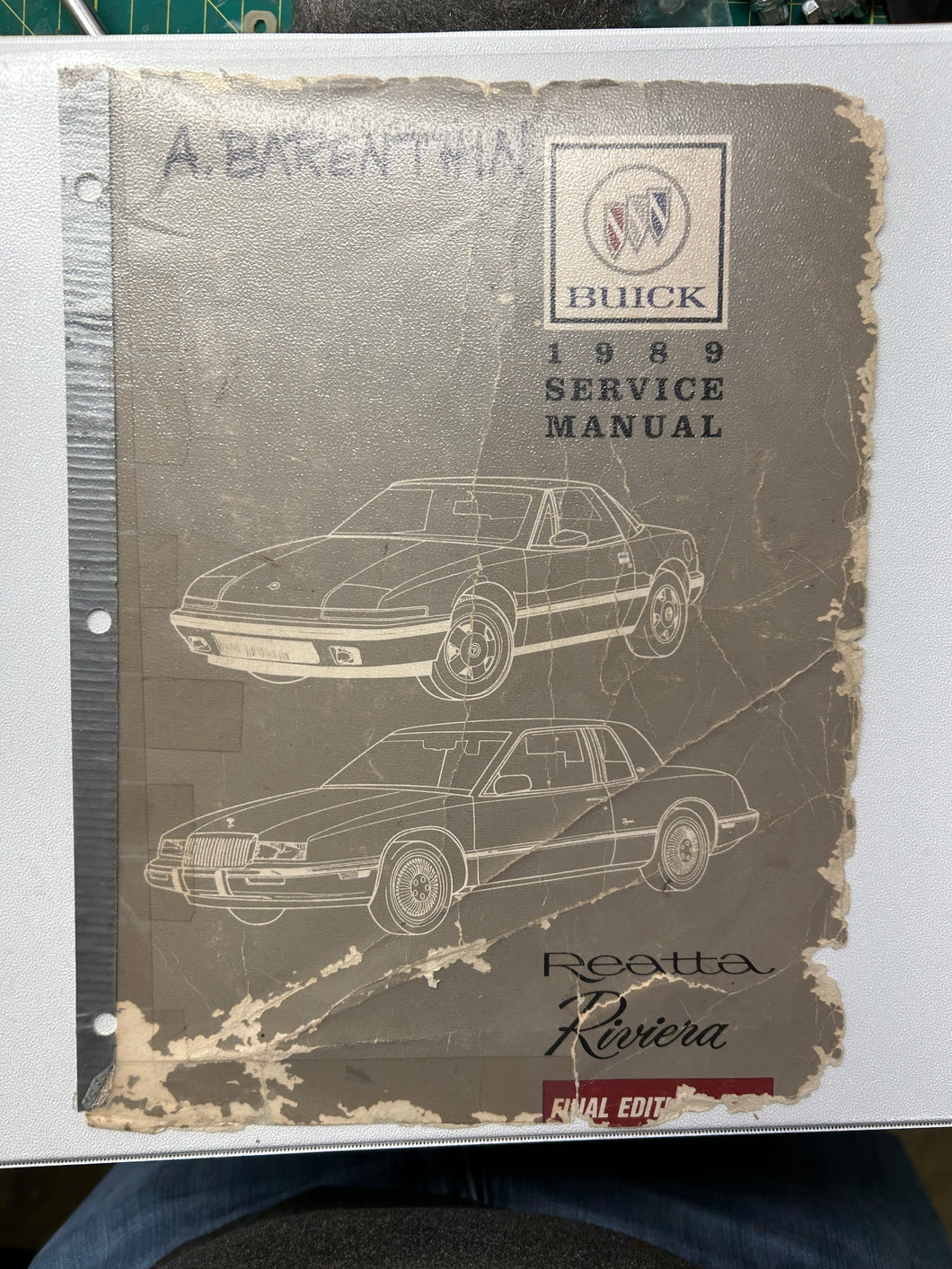 1989 Reatta Factory Service Manual