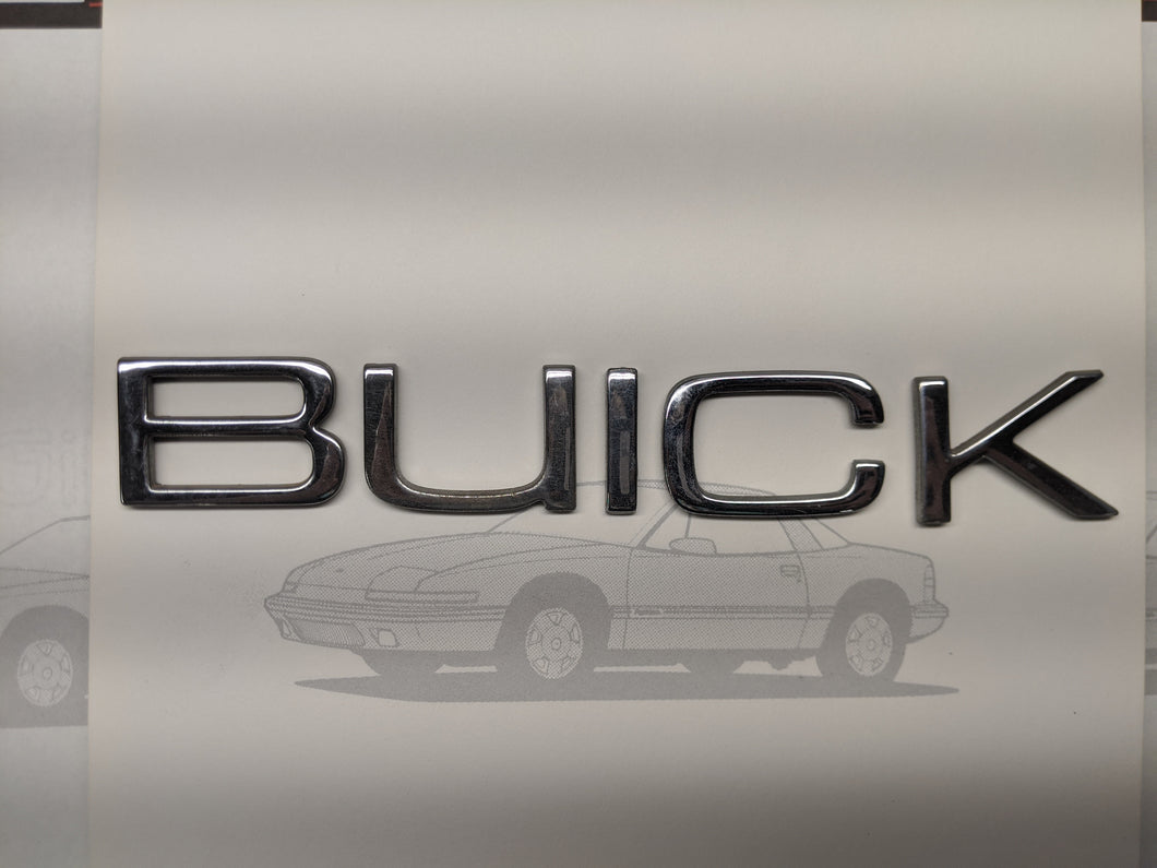 BUICK Tail Light Letters