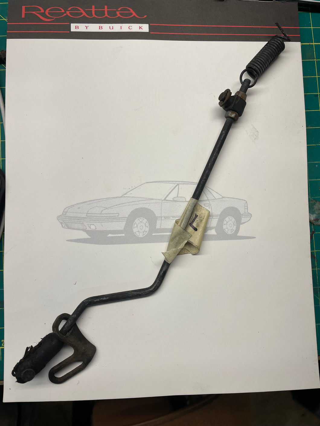Convertible top expansion rod
